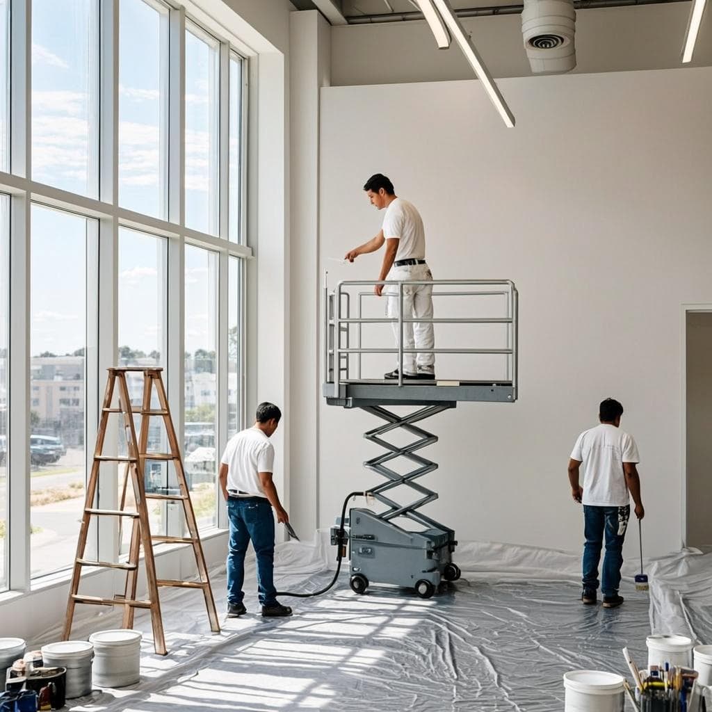 Commercial painting service