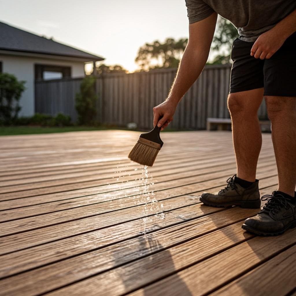 Deck and fence staining service